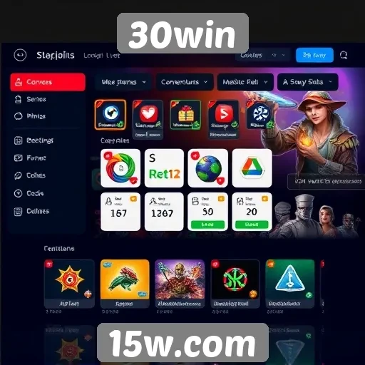 Análise da interface de usuário do 30win
